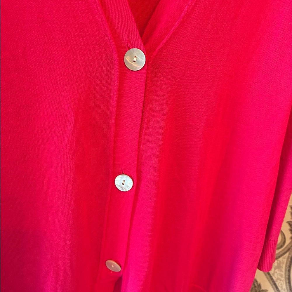 Chico's Pink Cardigan Sweater - Picture 6 of 6
